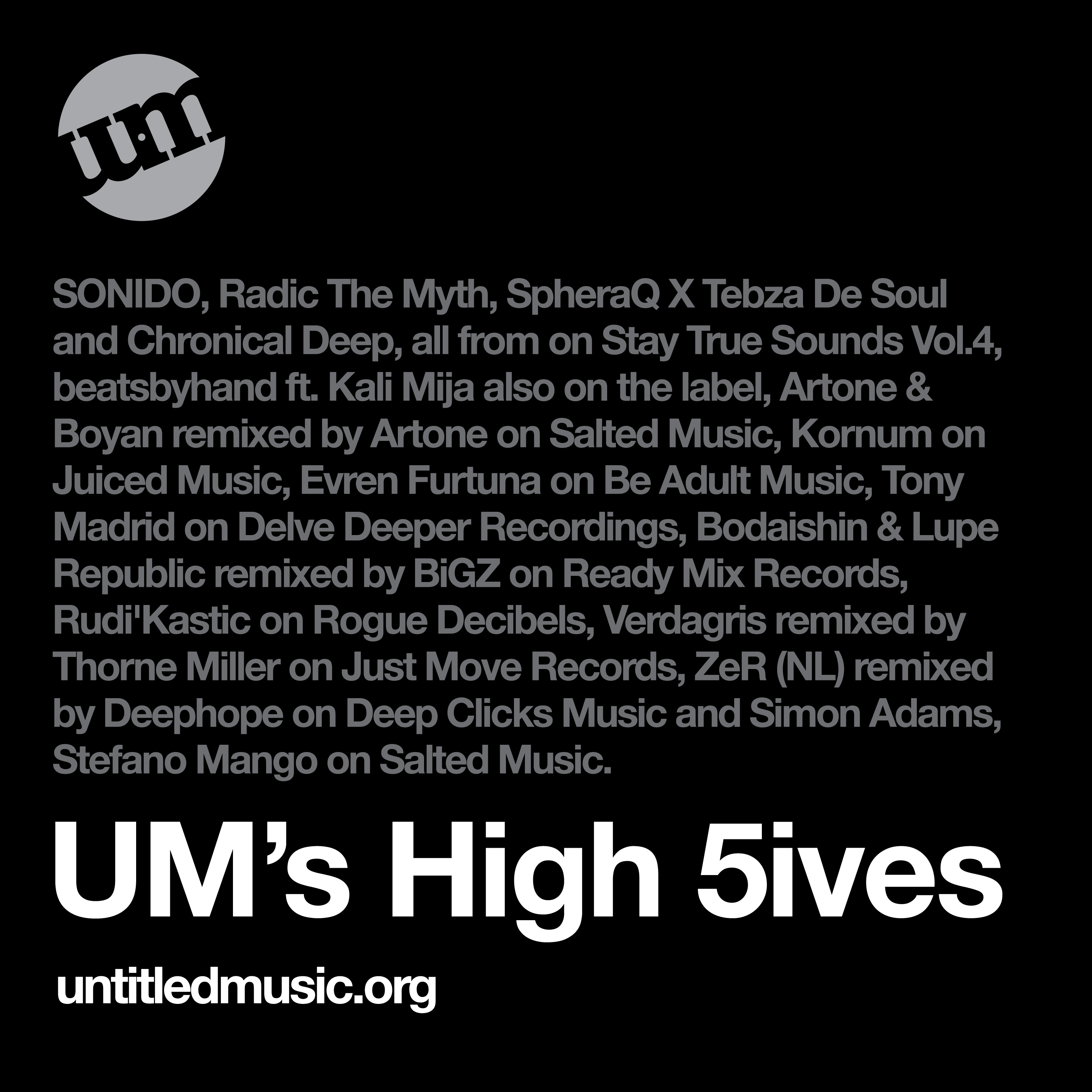 UM's High 5ives - 11 April 2022 - Deep House Mix