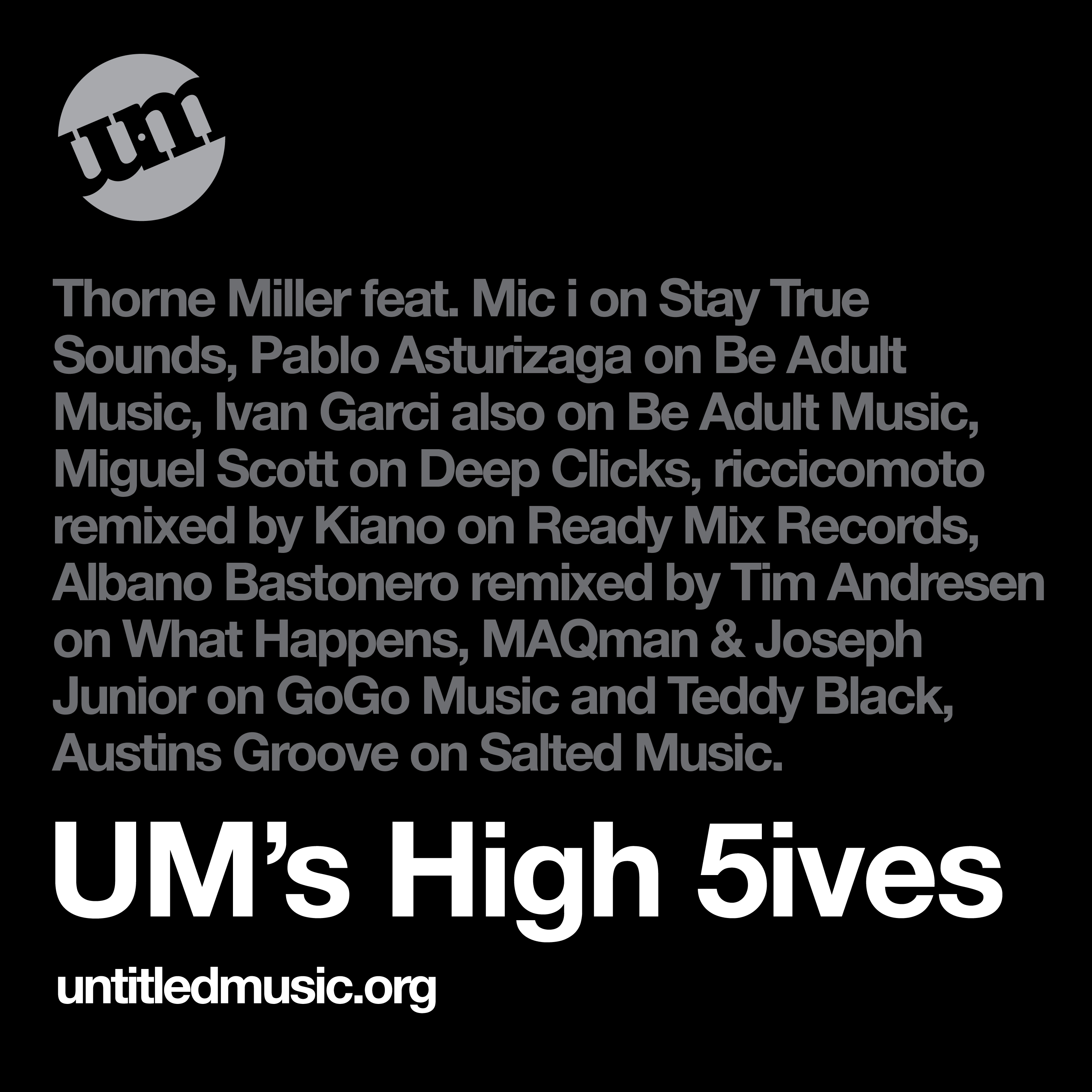 UM's High 5ives - 25 April 2022 - Deep House Mix